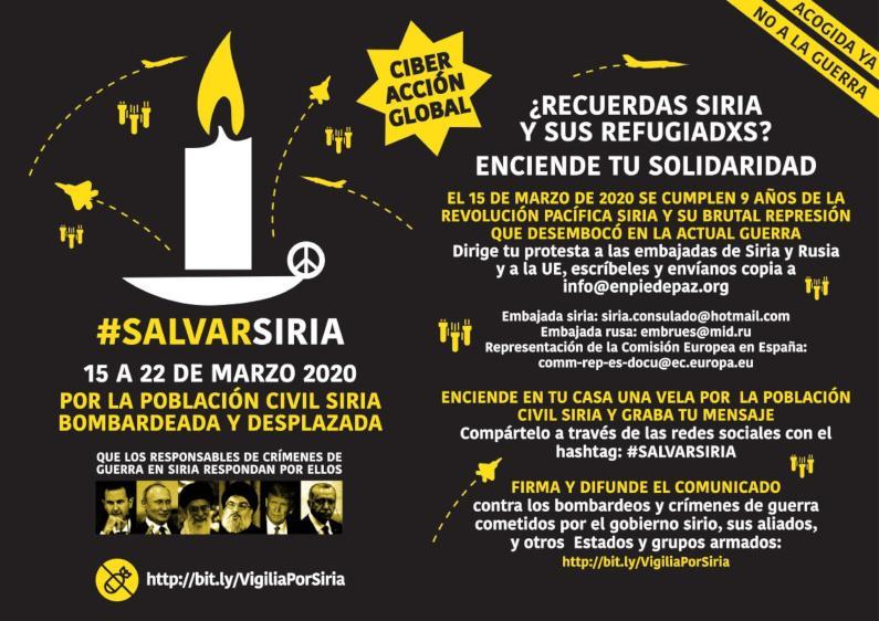 ¿Recuerdas Siria y sus refugiadxs? Enciende tu solidaridad.