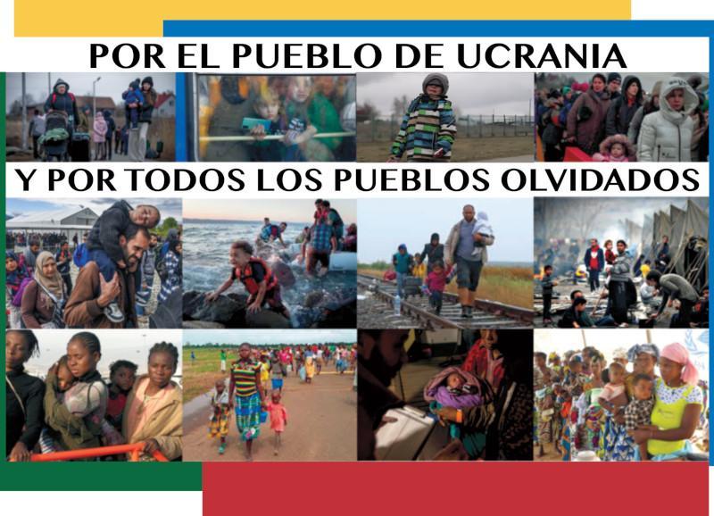 Por el pueblo de Ucrania y por todos los pueblos olvidados Comunicado impulsado desde asociaciones pro derechos humanos de todo el Estado español