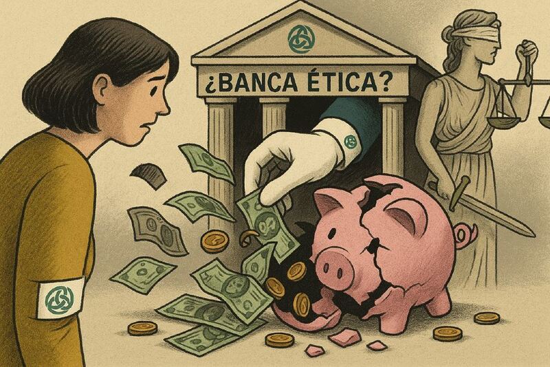 Triodos rompe la hucha de su clientela estafándola