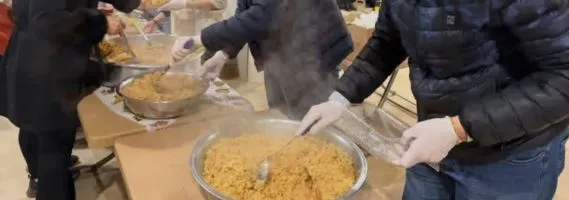 Siria. Comida suministrada por Adopt a Revolution en el noreste.