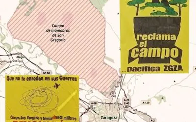 Mambrú contra la guerra: «Zaragoza no se vende» Comunicado de apoyo del Colectivo Antimilitarista de Zaragoza Mambrú a ZARAGOZA NO SE VENDE