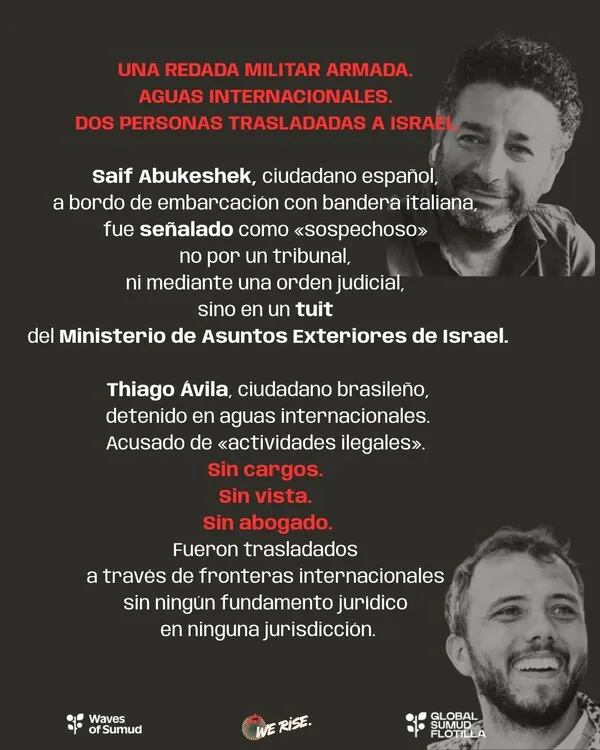 Liberados Saif Abukeshek y Thiago Avila